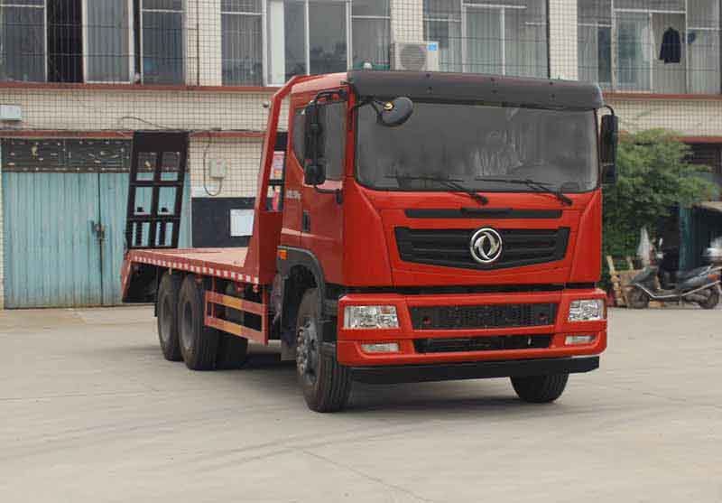 東風(fēng)國(guó)五后雙橋平板運(yùn)輸車EQ5250TPBL挖掘機(jī)運(yùn)輸車