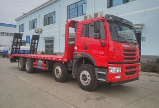 解放j6國(guó)五前四后八平板運(yùn)輸車(chē)CLW5312TPBC5挖掘機(jī)運(yùn)輸車(chē)